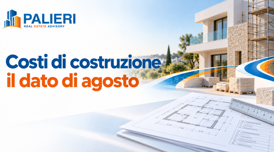 Copertina Palieri: costi di costruzione, il dato di agosto