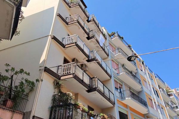 Esterno dello stabile in Via Mosè da Trani