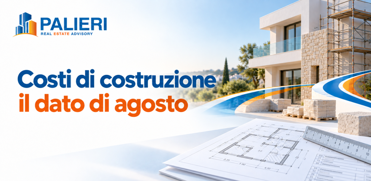 Copertina Palieri: costi di costruzione, il dato di agosto